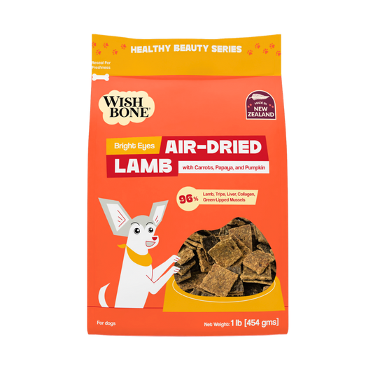 Wishbone Air-Dried Lamb Dog Food - 454g