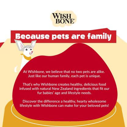 Wishbone Air-Dried Lamb Dog Food - 454g