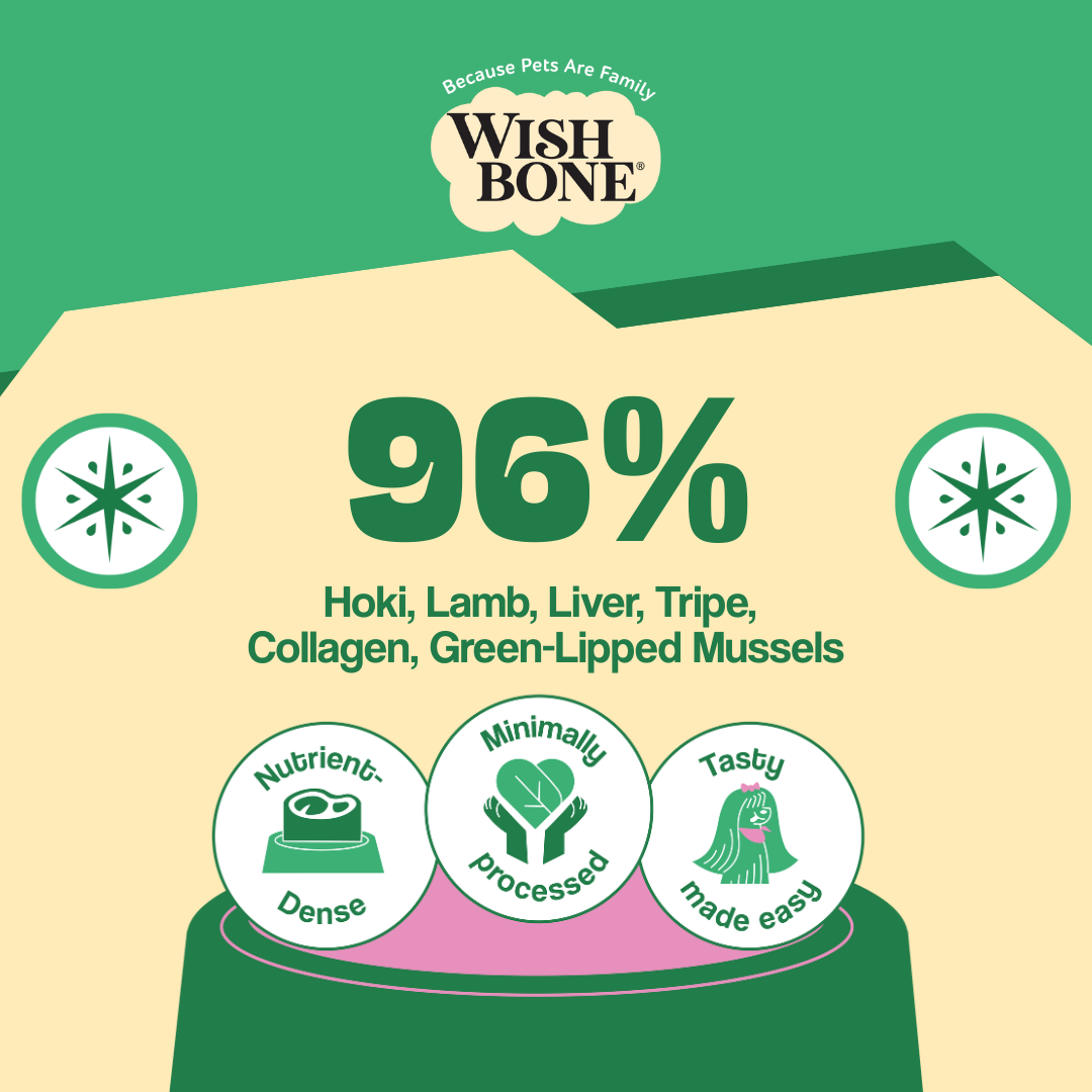 Wishbone Air-Dried Ocean Fish & Lamb 454g