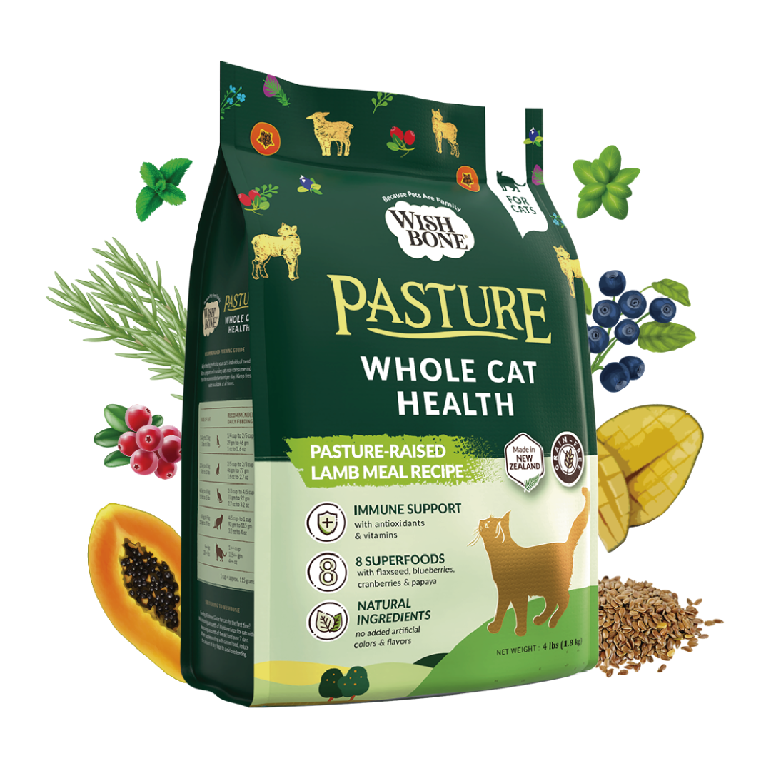 Wishbone Pasture for Cats - New Zealand Lamb, 4lb