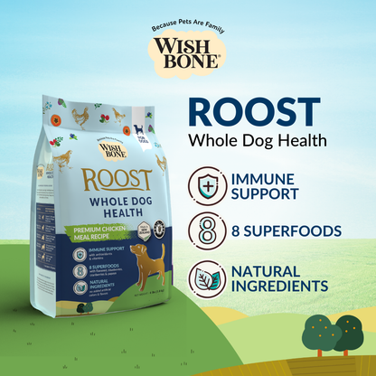 [Dog Trial Pack] Wishbone Roost New Zealand Chicken Dry Dog Food, 60g