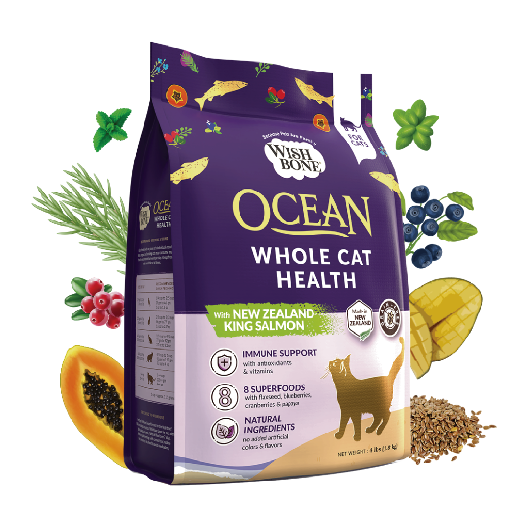 Wishbone Ocean for Cats - New Zealand King Salmon, 4lb