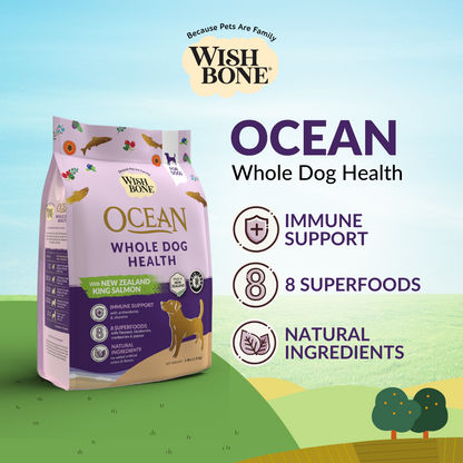 [Dog Trial Pack] Wishbone Ocean New Zealand King Salmon Dry Dog Food, 60g