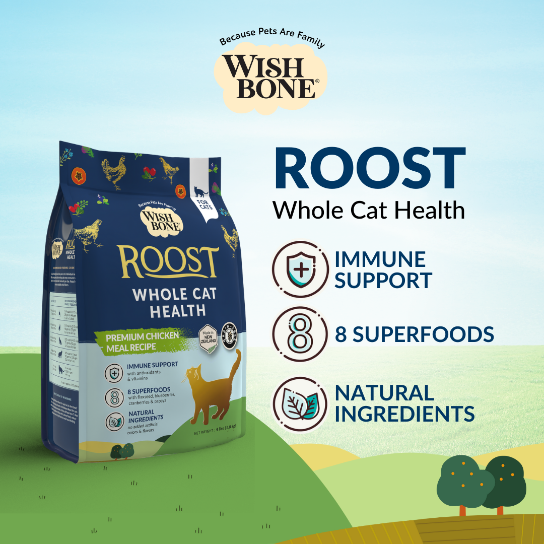 [Cat Trial Pack] Wishbone Roost New Zealand Chicken Dry Cat Food, 60g