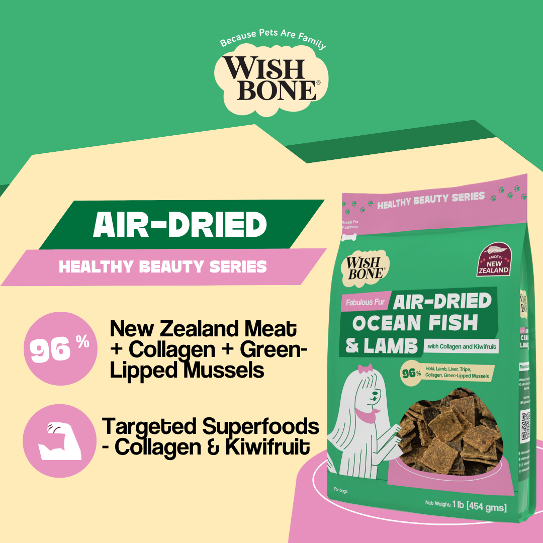Wishbone Air-Dried Ocean Fish & Lamb 454g