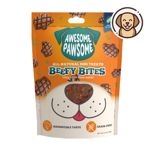 Wishbone Awesome Pawsome Beefy Bites Treat