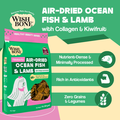 Wishbone Air-Dried Ocean Fish & Lamb 454g