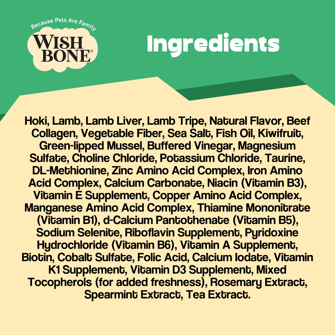 Wishbone Air-Dried Ocean Fish & Lamb 454g