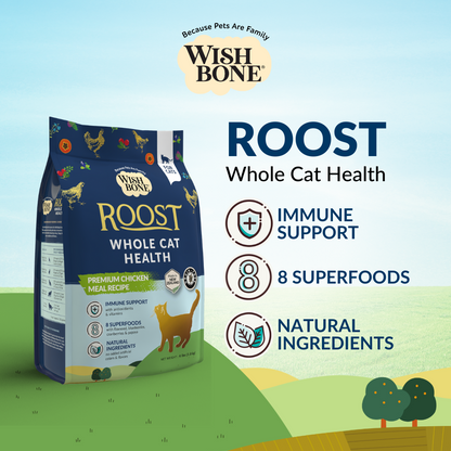 Wishbone Roost for Cats - New Zealand Chicken, 4lb