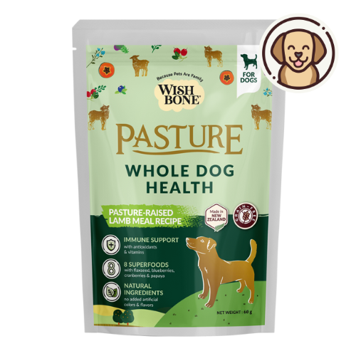 [Dog Trial Pack] Wishbone Pasture New Zealand Lamb Dry Dog Food, 60g