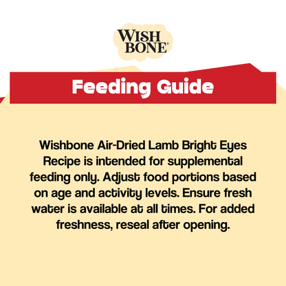 Wishbone Air-Dried Lamb Dog Food - 454g