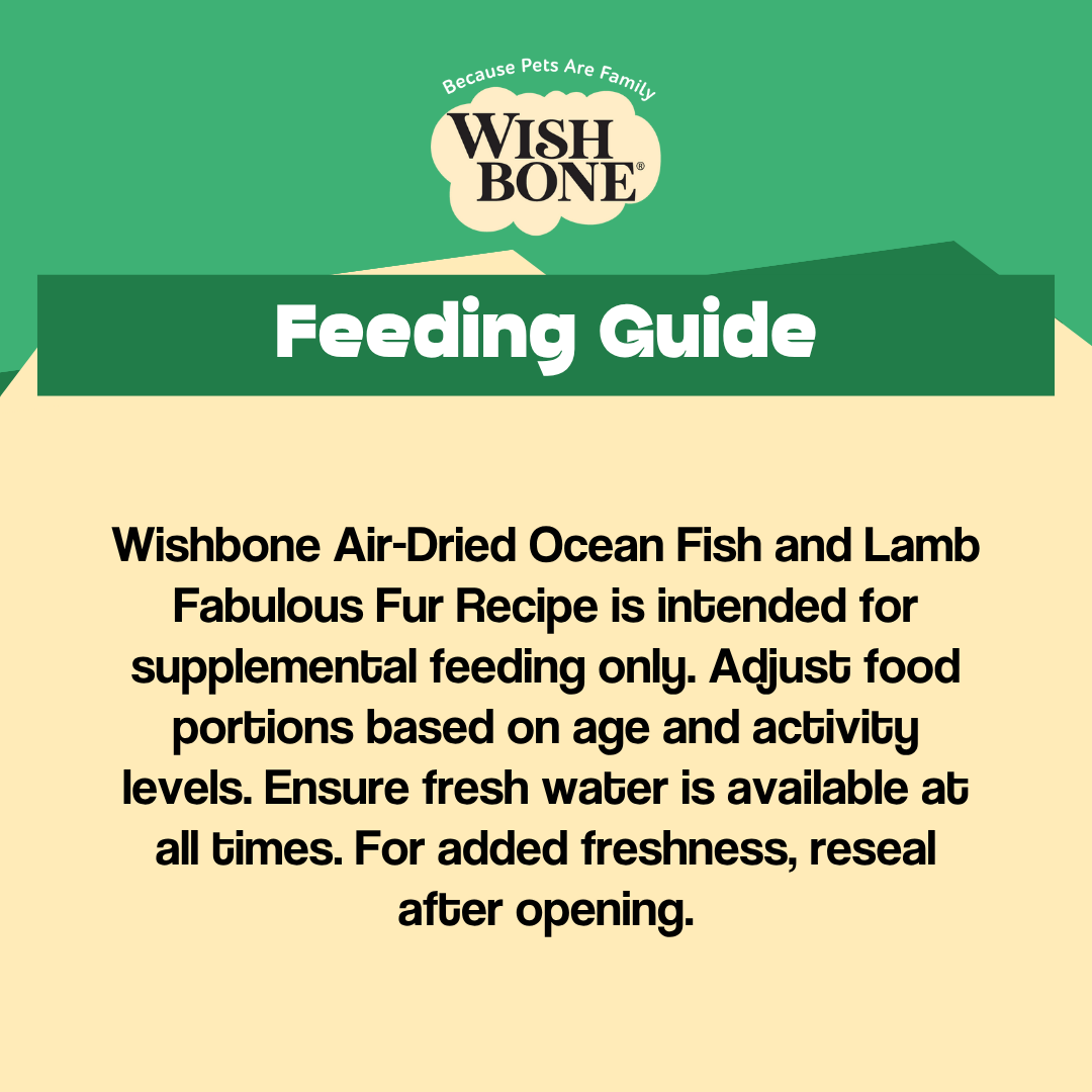 Wishbone Air-Dried Ocean Fish & Lamb 454g