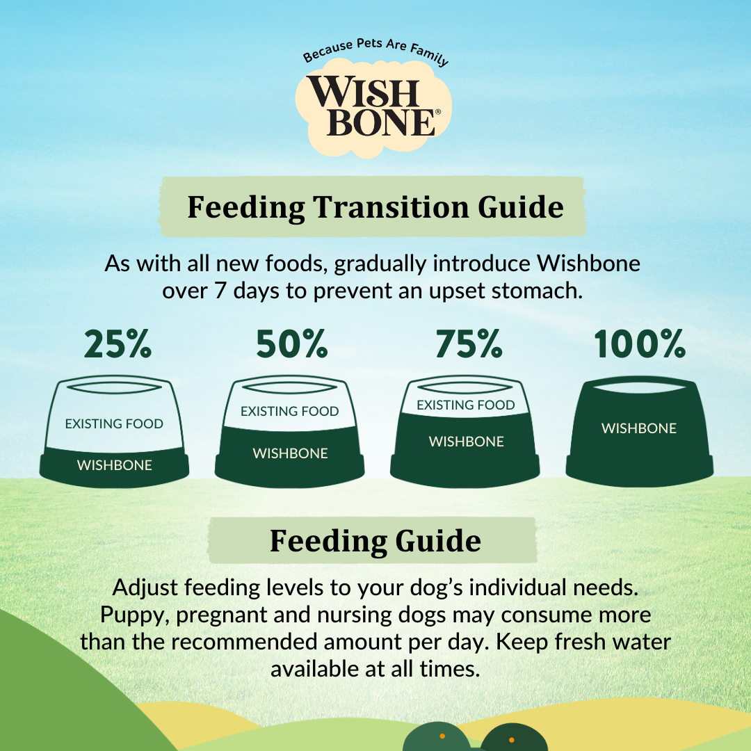 Wishbone Pasture New Zealand Lamb Dry Dog Food, 4 lb bag, gluten-free and grain-free formula for muscle health, digestion, and a shiny coat.
