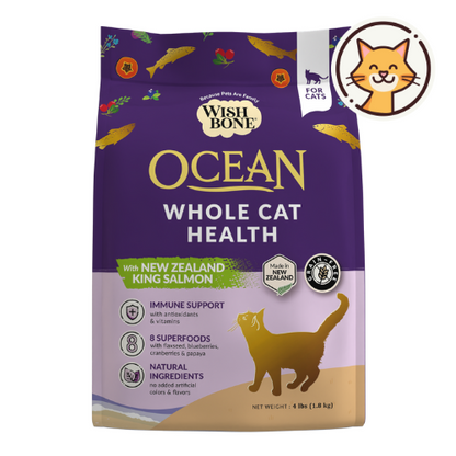 Wishbone Ocean for Cats - New Zealand King Salmon, 4lb